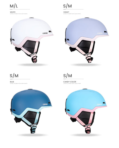 Female Male Ski Helmet Half-covered Anti-impact Snowboard Helmet For Adult and Kids Safety Ski Skateboard Skiing Helmet The Clothing Company Sydney