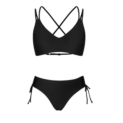 2 Piece Mid Waist Swimsuit Bikini Set The Clothing Company Sydney