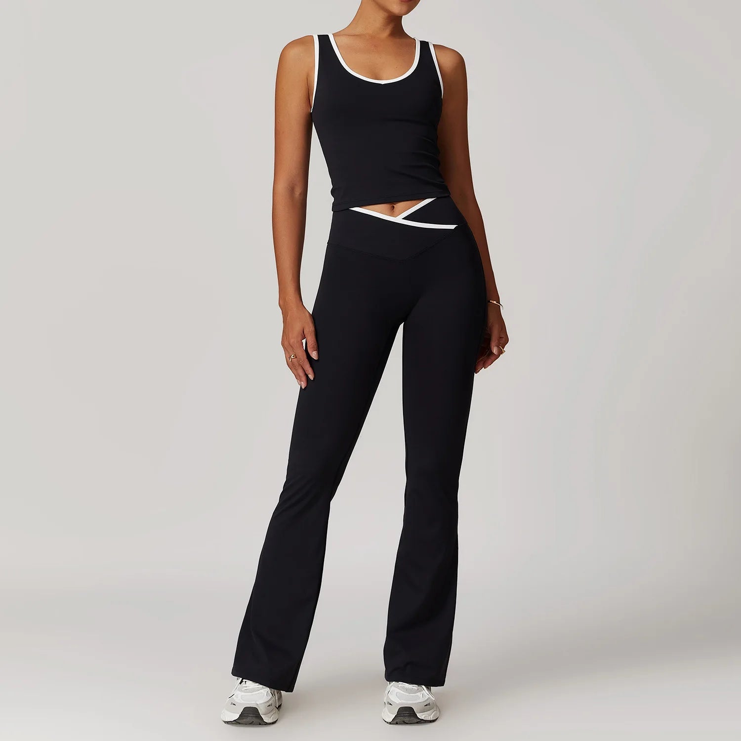 2 Piece Yoga Set Women's Workout Outfits Fitness Sportswear Gym Tracksuit High Waist Leggings Sports Bra Athletic Wear The Clothing Company Sydney