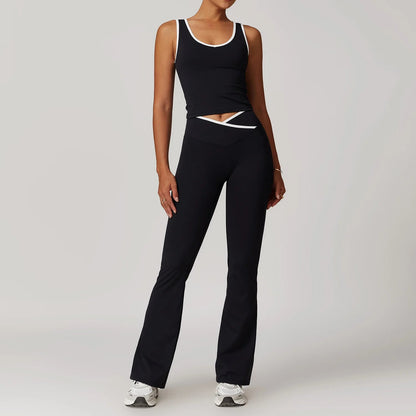 2 Piece Yoga Set Women's Workout Outfits Fitness Sportswear Gym Tracksuit High Waist Leggings Sports Bra Athletic Wear The Clothing Company Sydney