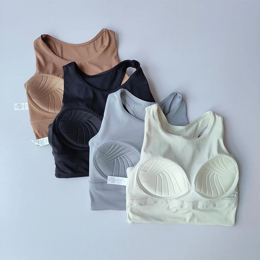 Shock proof Compact Sports Vest Running Breathable Full cup Yoga Vest Gym Clothing Summer Fitness Sports Bra The Clothing Company Sydney