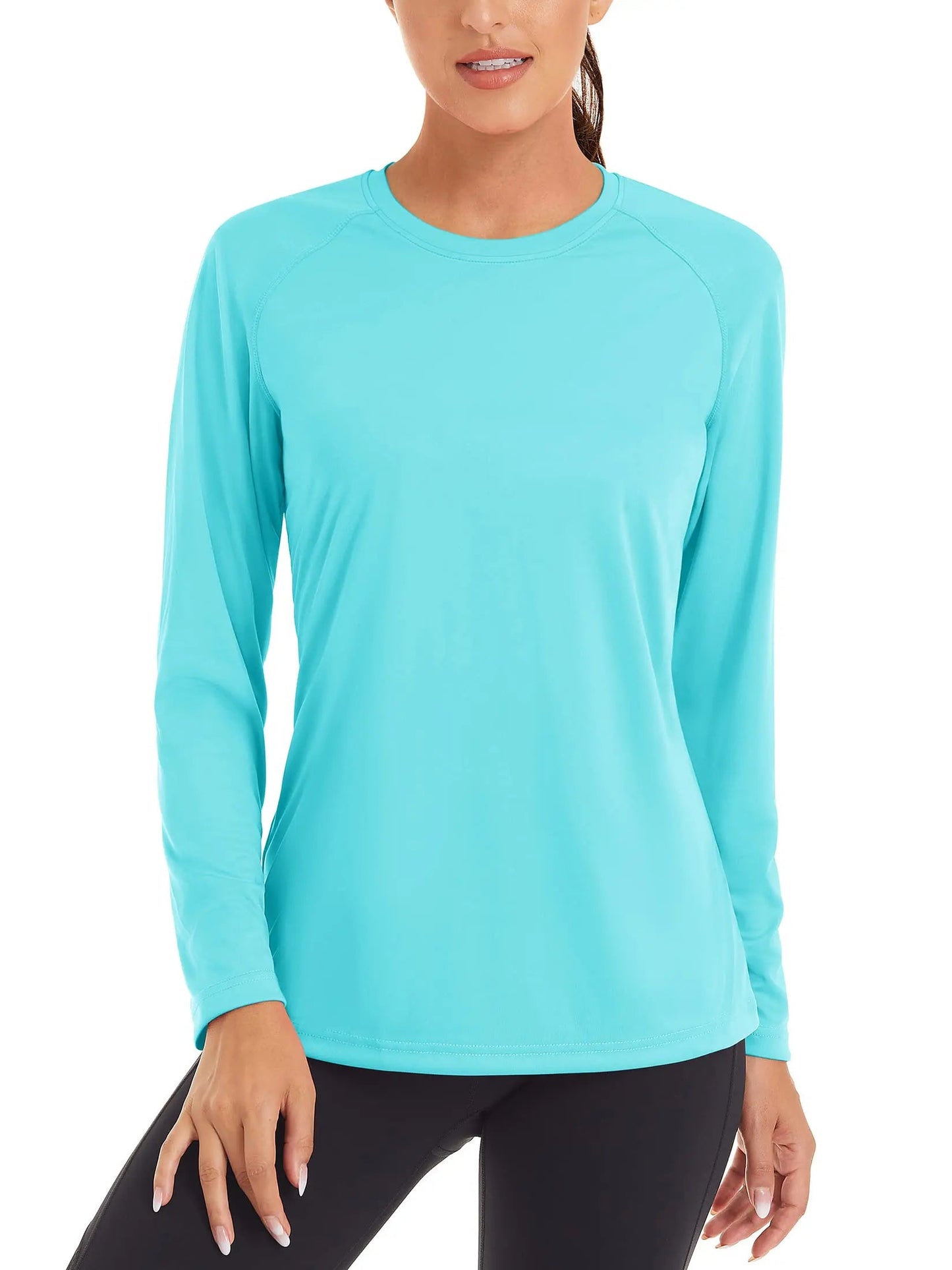 UPF 50+ Summer Quick Dry T-shirts Women's Performance Sun Block UV Protection T Shirts Long Sleeve Swim Pullover Tops The Clothing Company Sydney