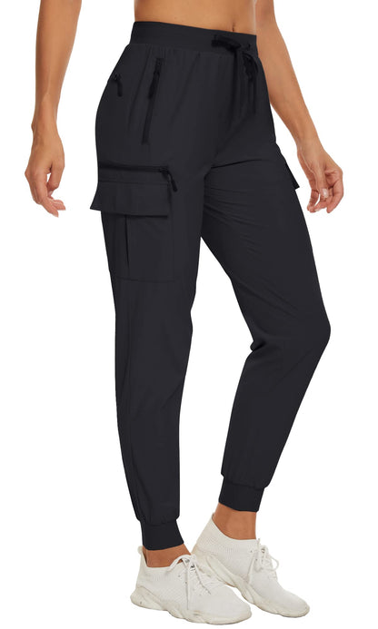 Summer Quick Dry Pants Women's Jogger Sweatpants Lightweight Breathable 6 Pockets Elastic Waist Casual Long Trousers The Clothing Company Sydney