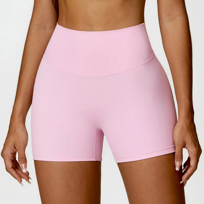 Women's Yoga Shorts Gym Leggings Cycling Slim Fit Workout Shorts High Waist Sports Shorts - The Clothing Company Sydney