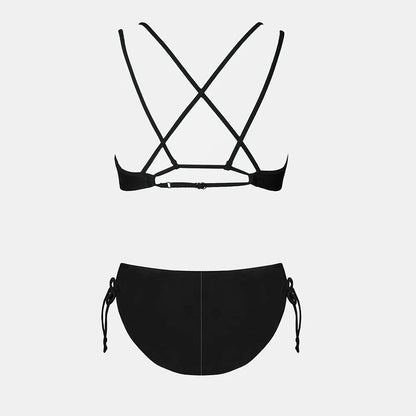 2 Piece Mid Waist Swimsuit Bikini Set The Clothing Company Sydney