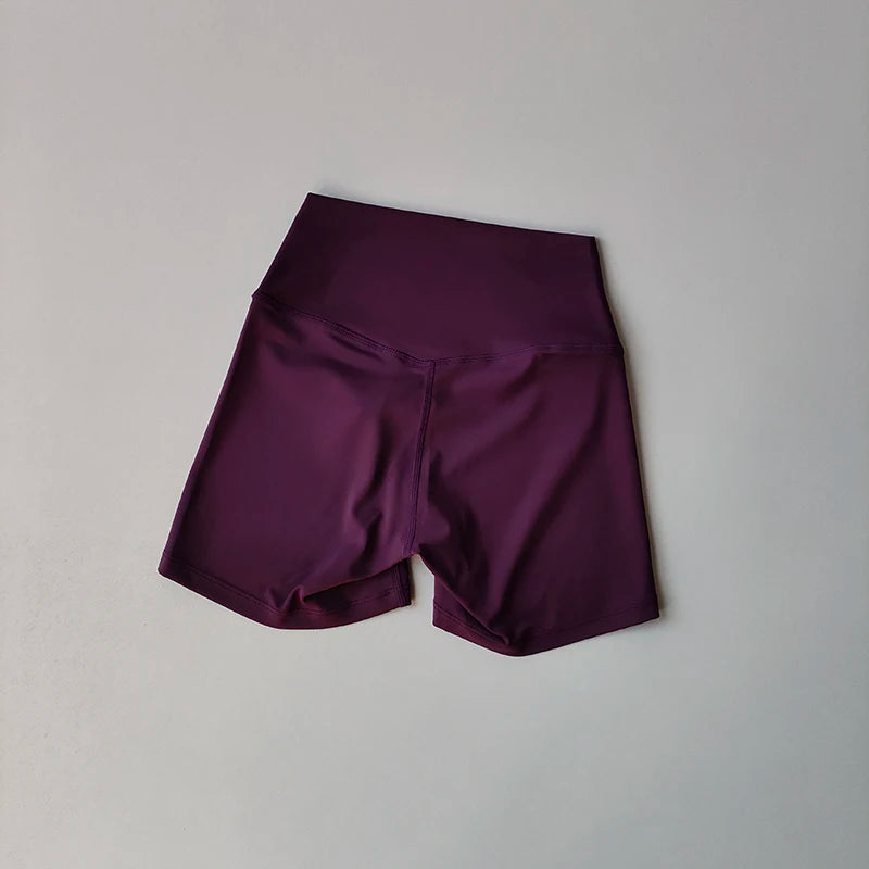 2 Piece Yoga Gym Set Halter Top Set Yoga High Waist Shorts Backless Tights Bra Vest Seamless Stretch Ribbed Shorts Set - The Clothing Company Sydney