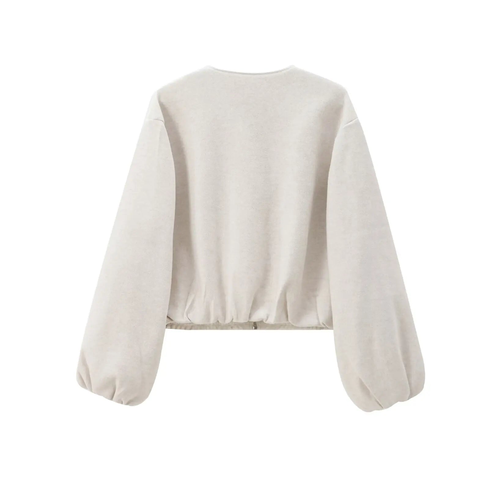 Women's Red Zipper Bomber Jackets Soft Cropped Jackets Long Sleeve Sports Jacket Outerwear The Clothing Company Sydney