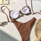 Women's Swimwear 2 Piece Swimsuit Swimming Bathing Suits Brazilian Bikini Set Beachwear Pool Bather