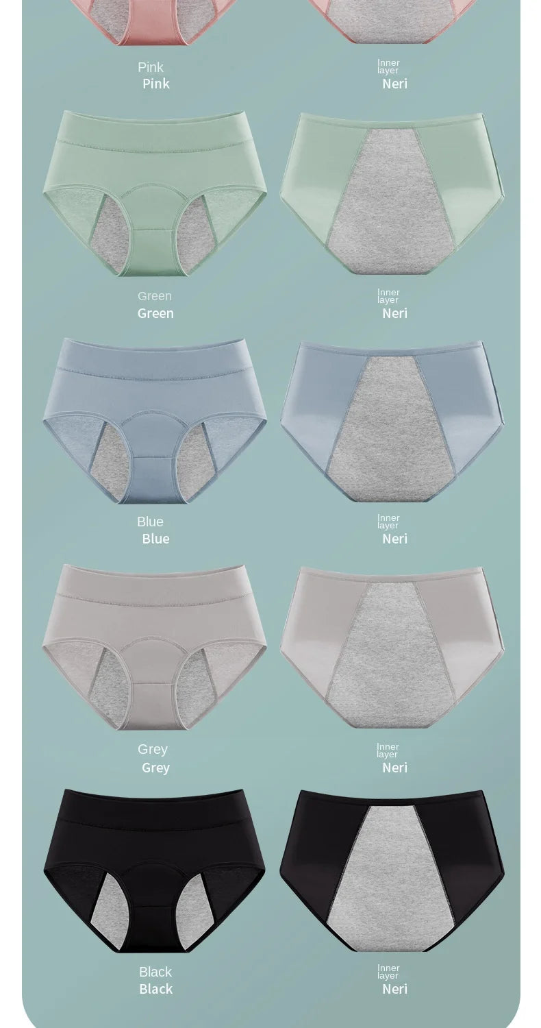 Menstruation Cotton Menstrual Panties High Waist Period Underwear Leak Proof Briefs The Clothing Company Sydney