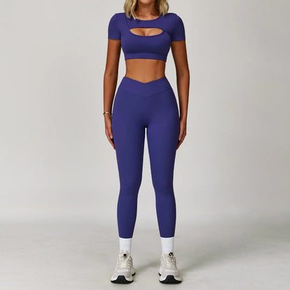 2 Piece Women's Sportswear Yoga Gym Clothes Workout Outfits Yoga Suits Tracksuits Fitness Set Sports Bra Running Gym Leggings The Clothing Company Sydney