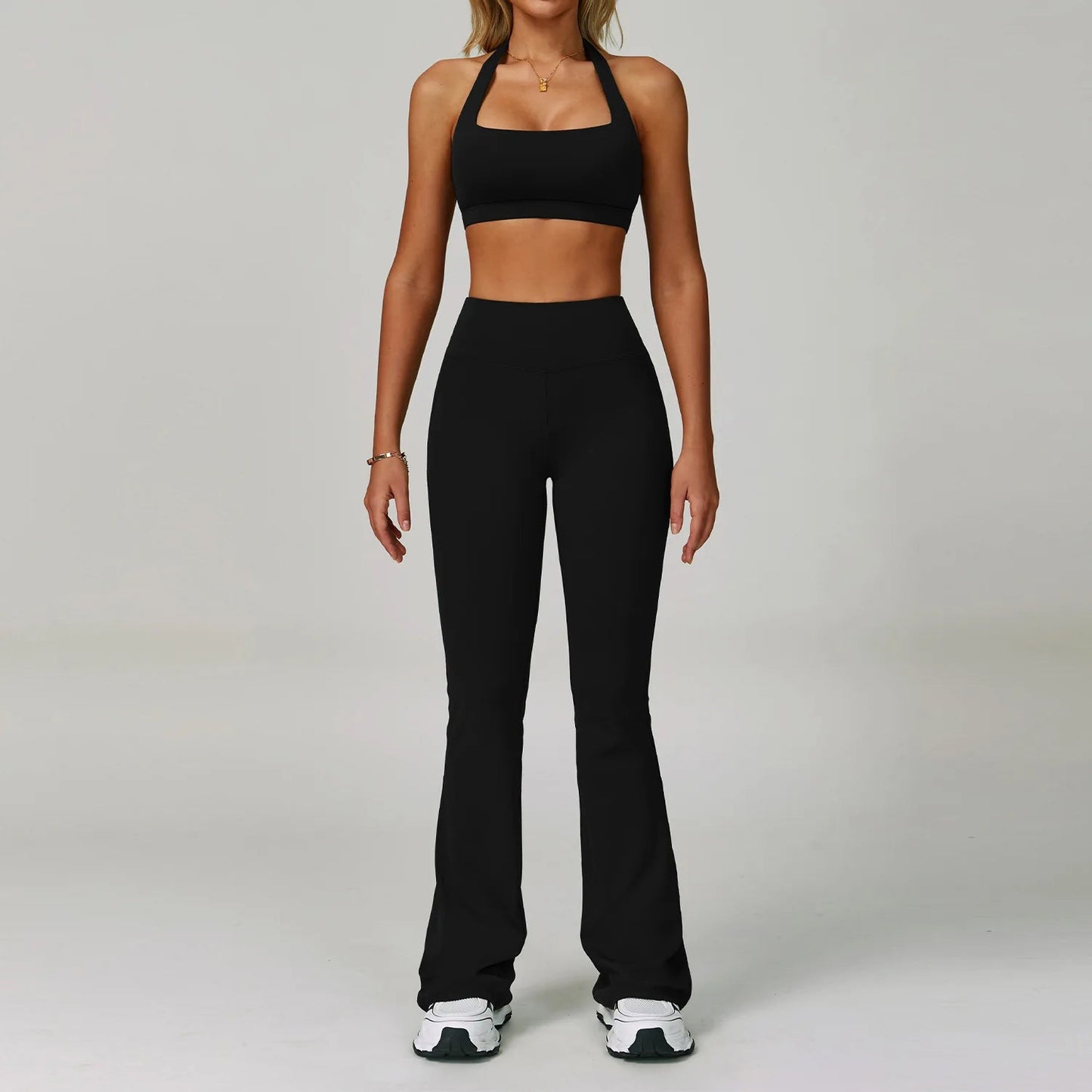 2 Piece Set Women's Tracksuit Fitness Clothes Yoga Sets Sportswear Workout Bra High Waist Leggings Set Gym Clothing Sports Suits The Clothing Company Sydney