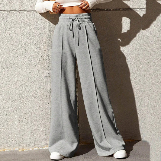 Women's Sports pants straight tube loose fitting pants wide leg pants outdoor dance casual pants The Clothing Company Sydney
