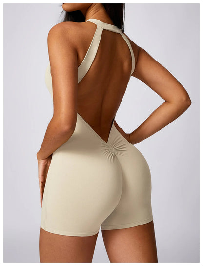 Women's Same Hip Lift Back Outdoor Running Tight Exercise Quick Dry Yoga  Fitness Jumpsuit The Clothing Company Sydney