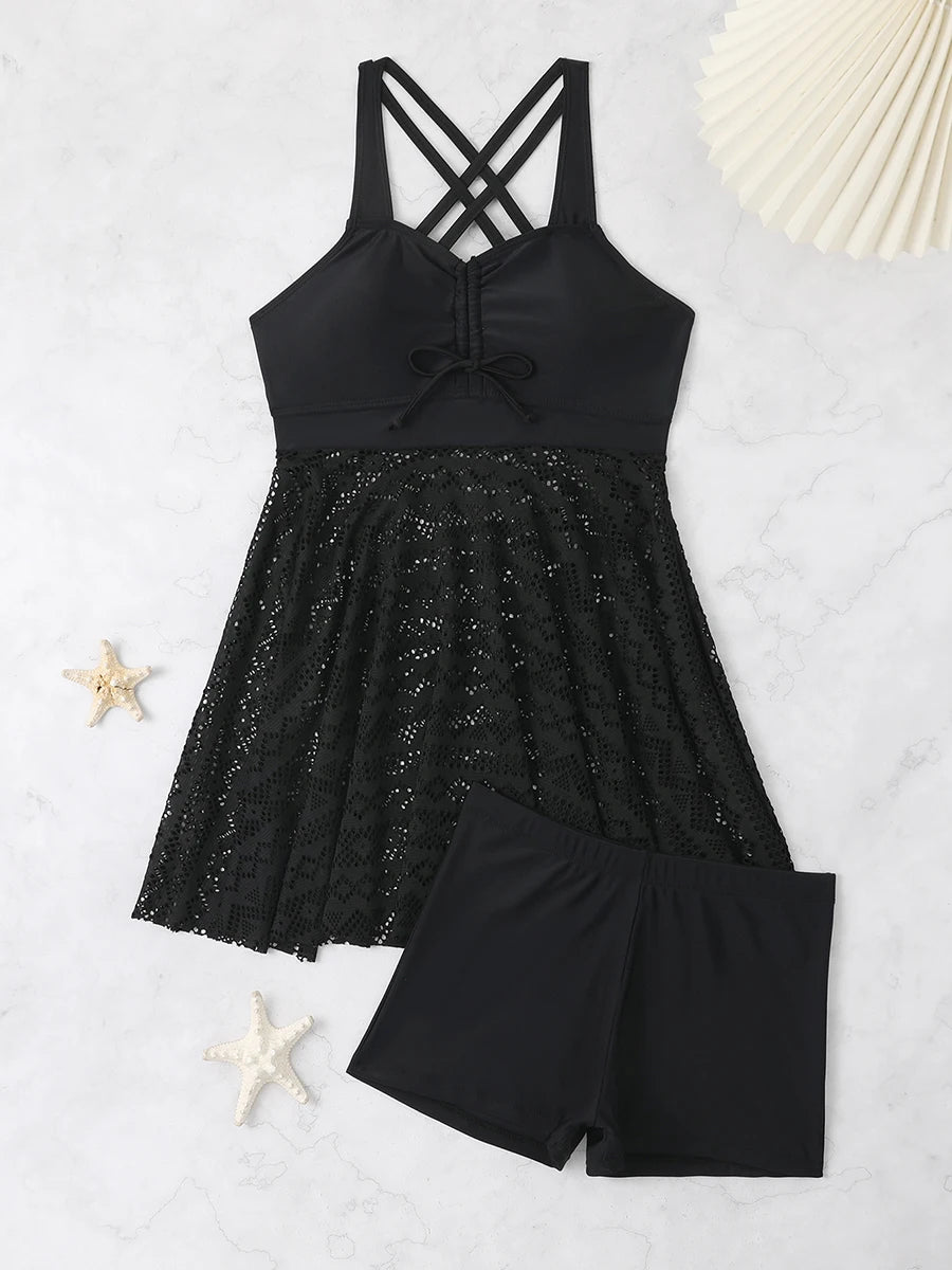 2 Piece Tankini & Beach Skirt Swimsuit Swimwear Bathers Bathing Swimming Suit Summer Beachwear - The Clothing Company Sydney