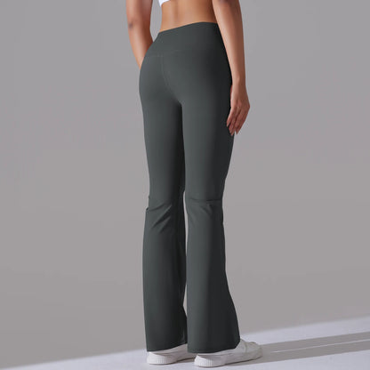 Flare Wide Legged Yoga Pants Womens Yoga Trousers High Waist Gym Fitness Pants Stretch Dance Workout Leggings The Clothing Company Sydney