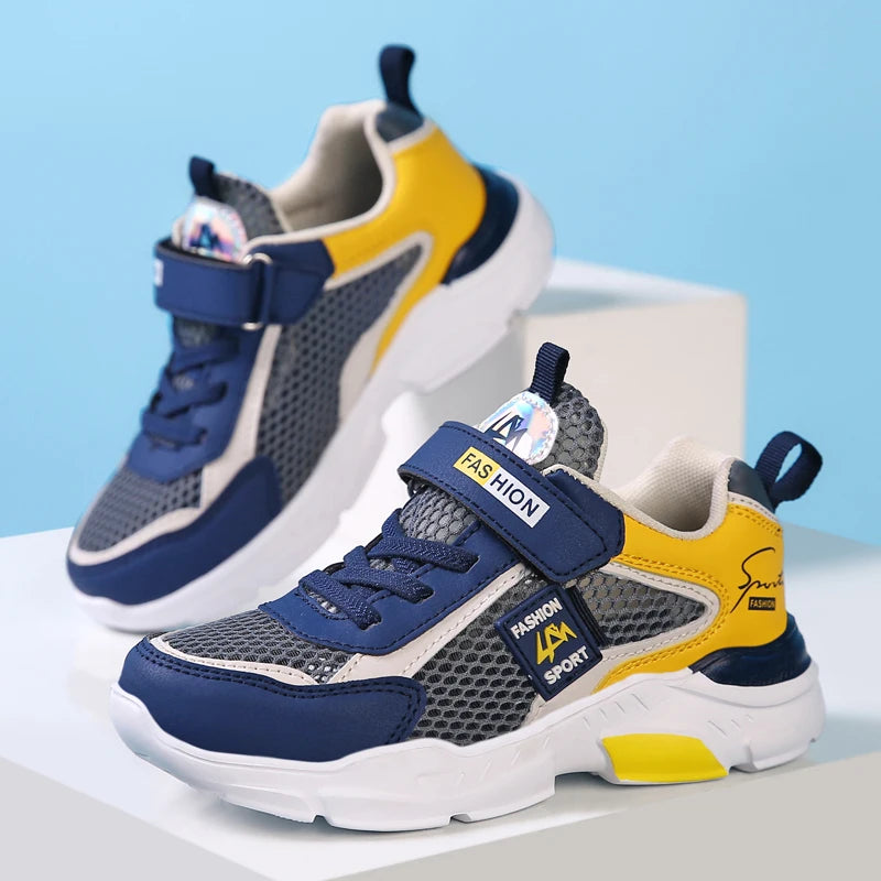 Boys Summer Breathable Mesh Sneakers – Lightweight Casual Sports Shoes for Kids The Clothing Company Sydney