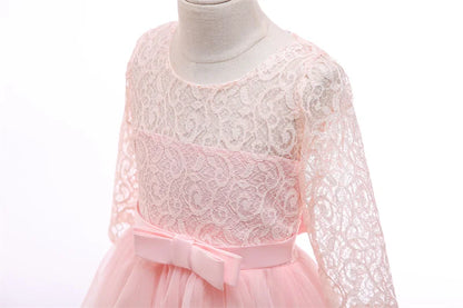 Girls Teenage Princess Dress Party Ball Gown Wedding Lace Kids Christmas Bridesmaid Costume Birthday Party Dress - The Clothing Company Sydney