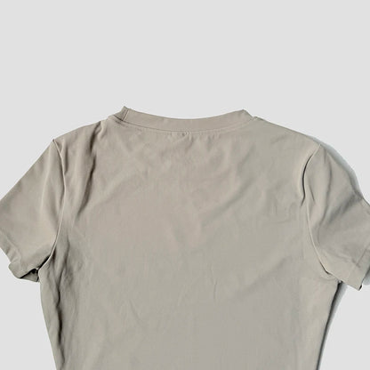 2 Piece Women's Sports Yoga Set Seamless Knitted Fitness Gym Clothes Sportswear Short Sleeve Crop Top Tracksuits Gym Bike Shorts - The Clothing Company Sydney