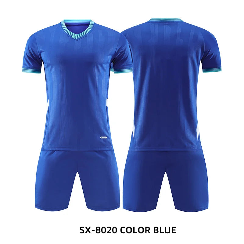 Adult Kids Customised Football Jerseys Soccer Uniform Mem Women Team Training Quick-Drying Sportswear  Futsal Tracksuit Outfit