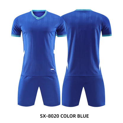 Adult Kids Customised Football Jerseys Soccer Uniform Mem Women Team Training Quick-Drying Sportswear  Futsal Tracksuit Outfit - The Clothing Company Sydney