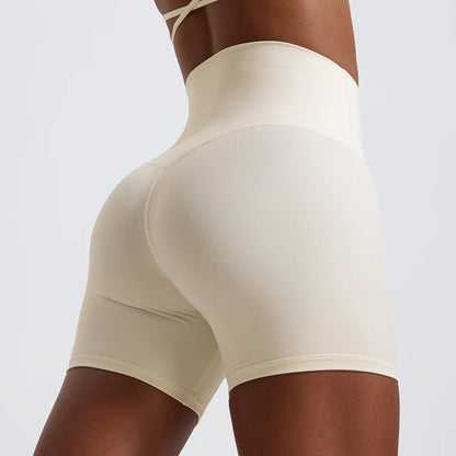 Yoga Clothing Push Up Gym Shorts Womens High Waist Sports Leggings Workout Cycling Shorts - The Clothing Company Sydney