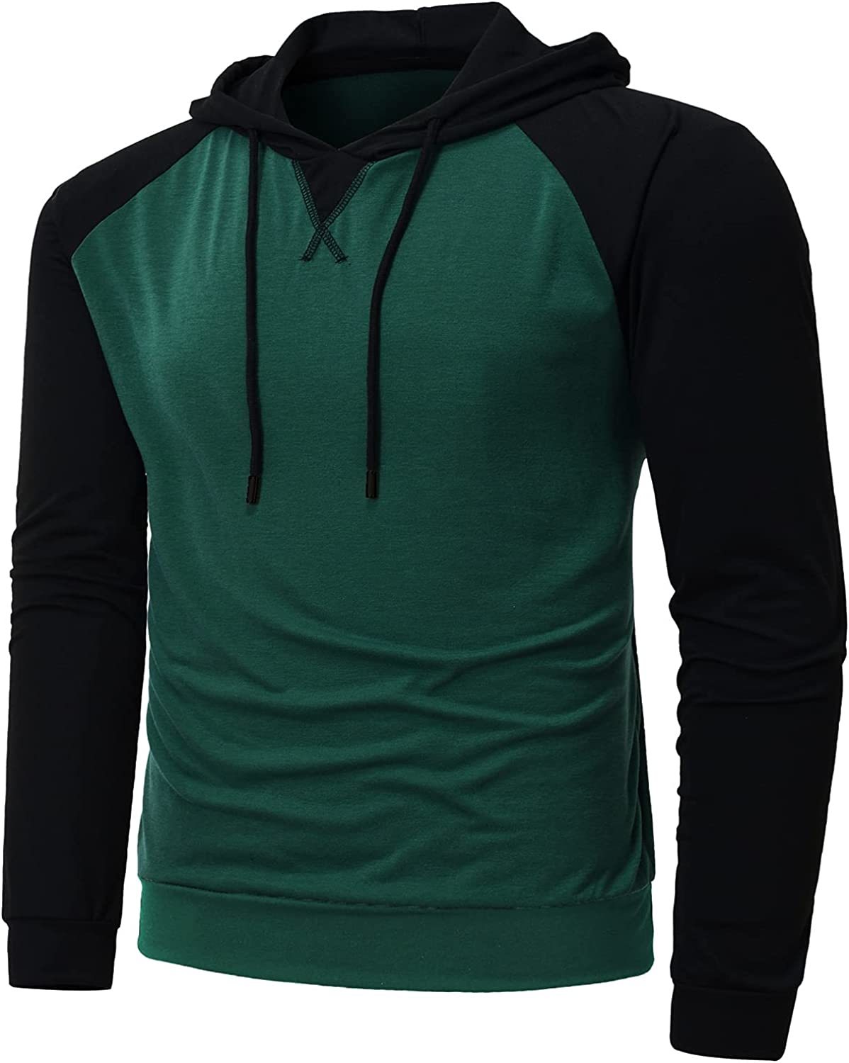 Men's Hoodies Sweatshirts Long Sleeve Solid Patchwork Single Breasted Drawstring Lightweight Casual Street Home Clothing Top The Clothing Company Sydney