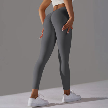 V Shape Waist Push Up Women's Fitness Yoga Pants Workout Tights Gym Leggings - The Clothing Company Sydney