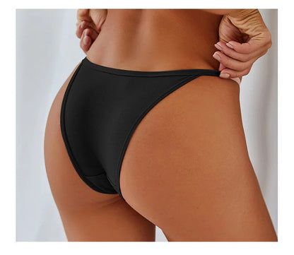 3 Pack Women's Cotton Panties Low Waist Bikini Briefs Ladies Underwear Soft Solid Underpants Lingerie The Clothing Company Sydney