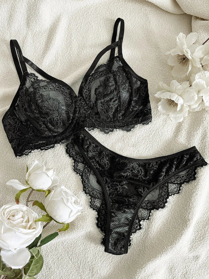 2 Piece Women's Lingerie Underwear Lace strapping Underwire Bra &  Brief Panties The Clothing Company Sydney