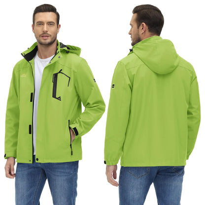 Lightweight Windbreaker Mens Mesh Lined Waterproof Rain Jacket Outdoor Fishing Hiking Jacket with Detachable Hood The Clothing Company Sydney