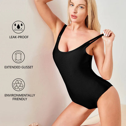 Menstrual Swimsuit Woman One Piece Period Swimwear Leak Proof Menstruation Period Underwear Absorbent Beachwear The Clothing Company Sydney