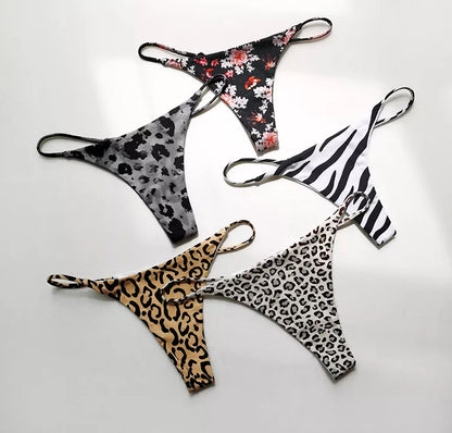 Cotton G String Leopard Women Panties Flower Sexy Briefs Thong Low Waist T-back Underwear Seamless Femlae Lingerie Size S-XXL The Clothing Company Sydney