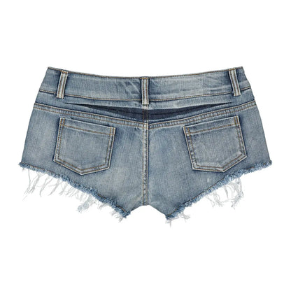 Women's Low Waist Pants Summer Fashion Casual Jeans Denim Shorts - The Clothing Company Sydney