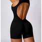 Backless Yoga Jumpsuit Women Gym Quick-drying Leisure Running Sportswear Outdoor Workout Fitness Jumpsuit The Clothing Company Sydney