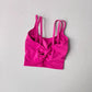 Women's Sports Bras Fitness Top Lingerie, Push Up Fixed Pad Yoga Bra Knotted Back Running Vest Gym Tops The Clothing Company Sydney