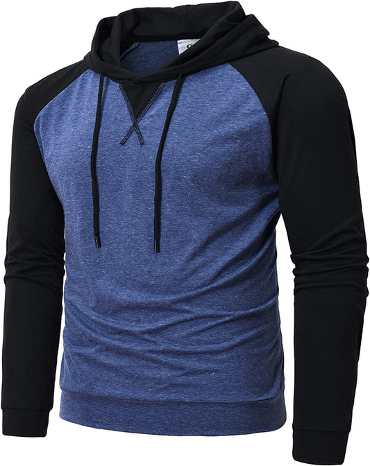 Men's Hoodies Sweatshirts Long Sleeve Solid Patchwork Single Breasted Drawstring Lightweight Casual Street Home Clothing Top The Clothing Company Sydney