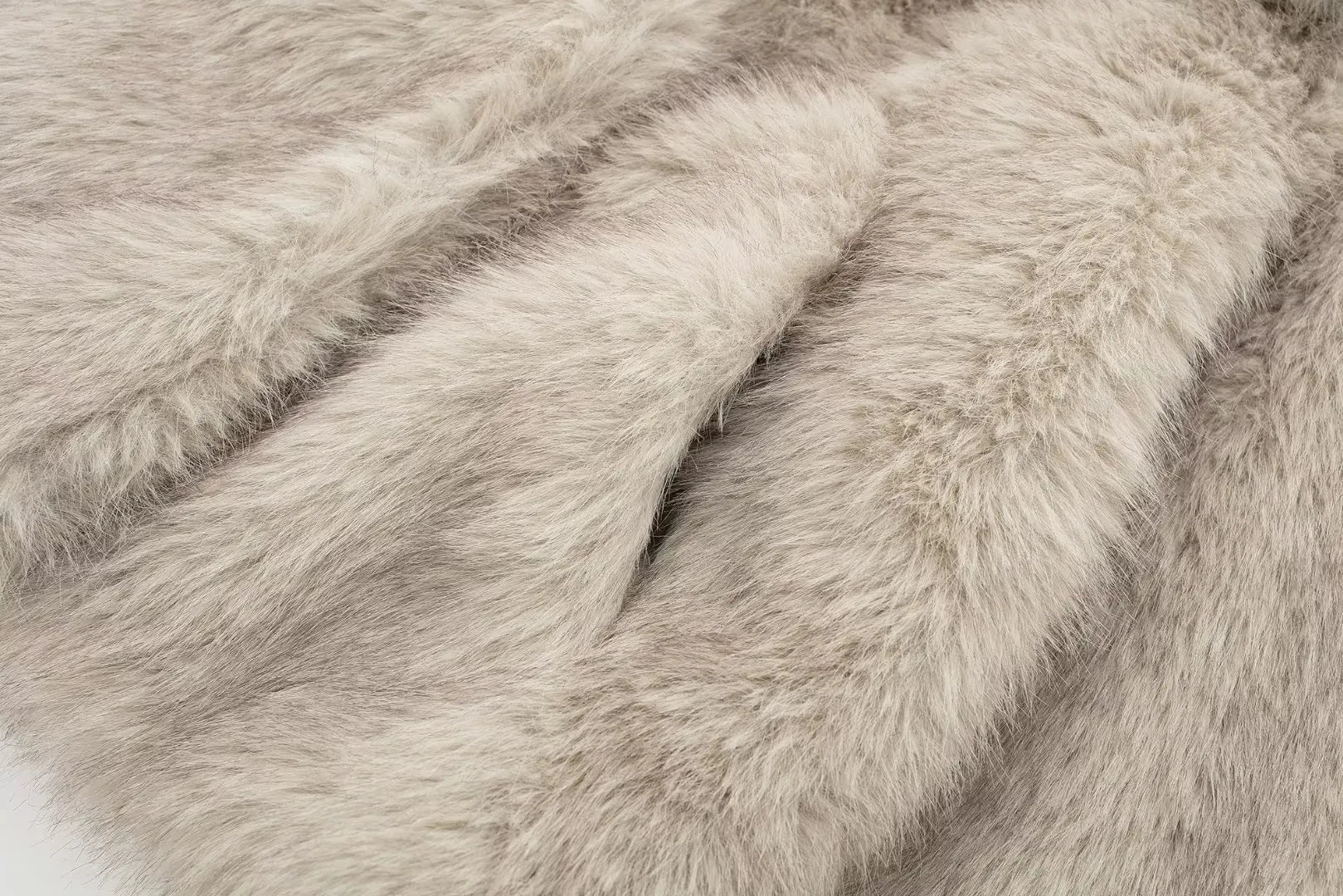 Women's Fashion Cropped Faux Fur Jacket Coat Long Sleeve Front Snap-button Outerwear Chic Lapel Collar Thick Coat The Clothing Company Sydney