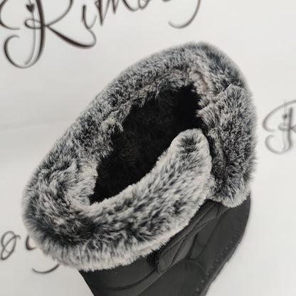 Waterproof Winter Boots for Women Faux Fur Long Plush Snow Boots Platform Ankle Boots Warm Cotton Mix Shoes The Clothing Company Sydney