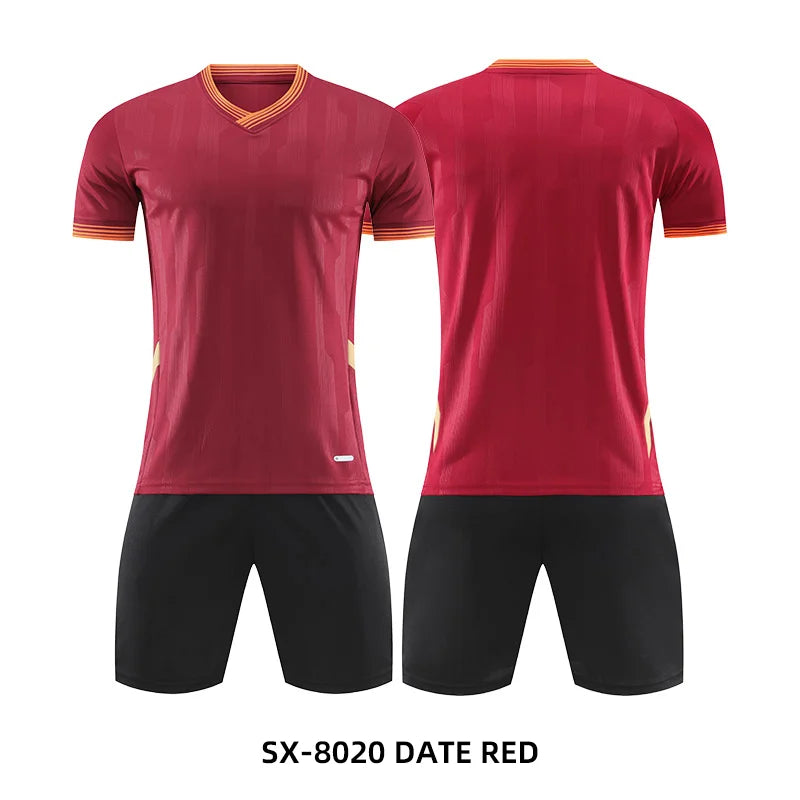 Adult Kids Customised Football Jerseys Soccer Uniform Mem Women Team Training Quick-Drying Sportswear  Futsal Tracksuit Outfit
