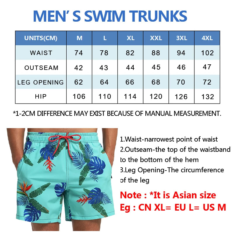 Summer Mens Shorts Polyester Gym Breathable Mesh Liner Elastic Waist Side Pocket Beach Board Shorts - The Clothing Company Sydney
