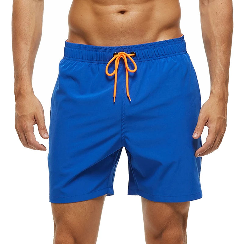 Men's Summer Swimming Board Shorts Sport Breathable Elastic Waist Mesh Liner With Pocket Shorts Swim Trunks The Clothing Company Sydney