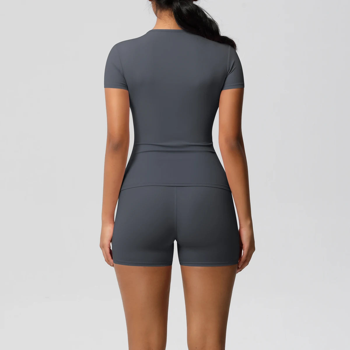 Workout Sportswear 2 Piece Piece Female Yoga Shirt Push Up Workout Clothes Outdoors Sport  High Waist  Fitness Sport Shorts - The Clothing Company Sydney