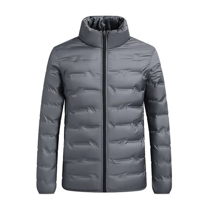 Men’s White Duck Down Winter Jacket – Waterproof Hooded Puffer Coat, Thick & Windproof Parka The Clothing Company Sydney