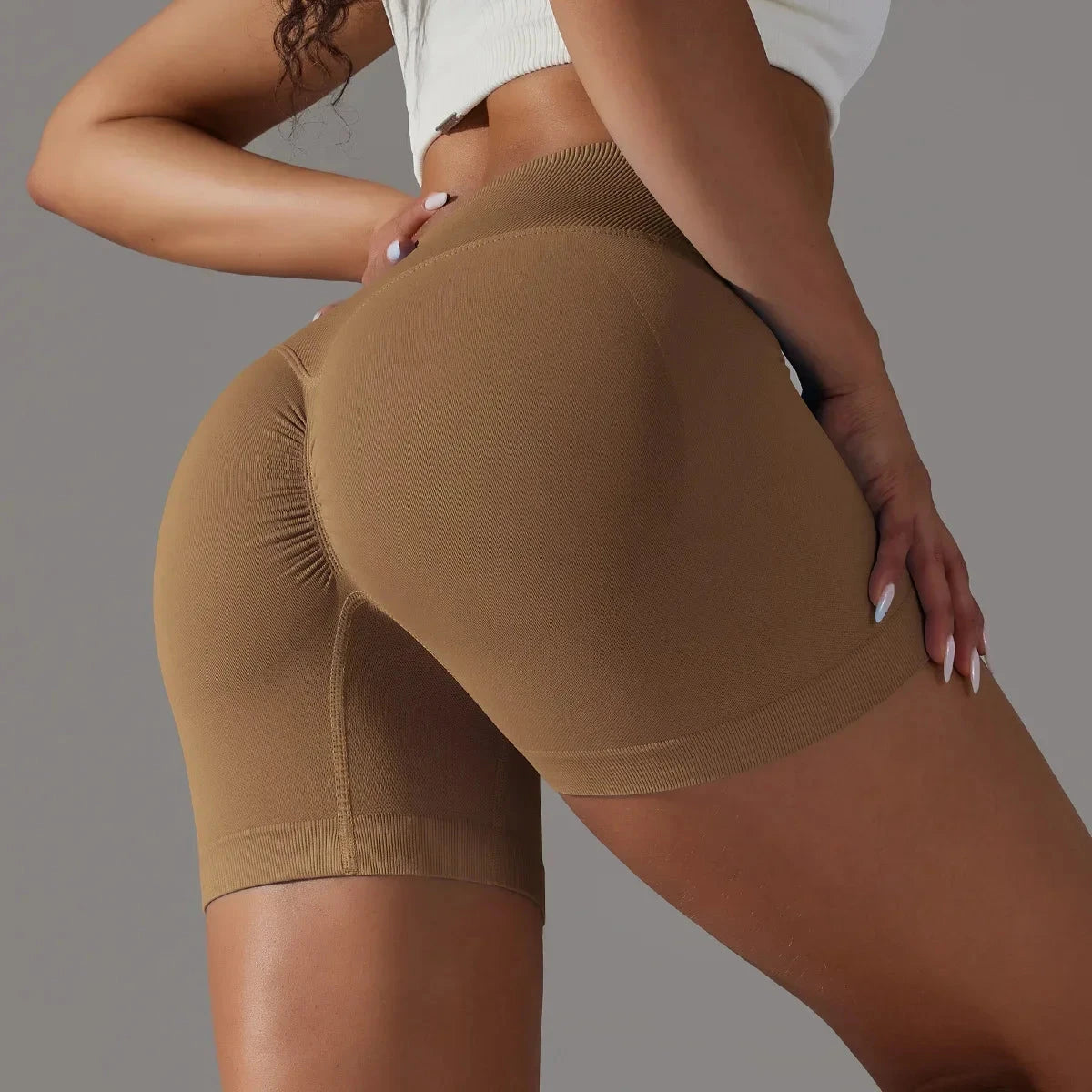 Women High Waist Workout Fitness Yoga Shorts Gym Push Up Yoga Leggings Scrunch Butt Seamless Sports Bike Shorts The Clothing Company Sydney