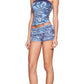 Women's Shorts Set 2 Piece Summer Outfits Star Print Crop Tube Tops with Fold Over Shorts for Streetwear Beach Y2K Ourfit Set The Clothing Company Sydney