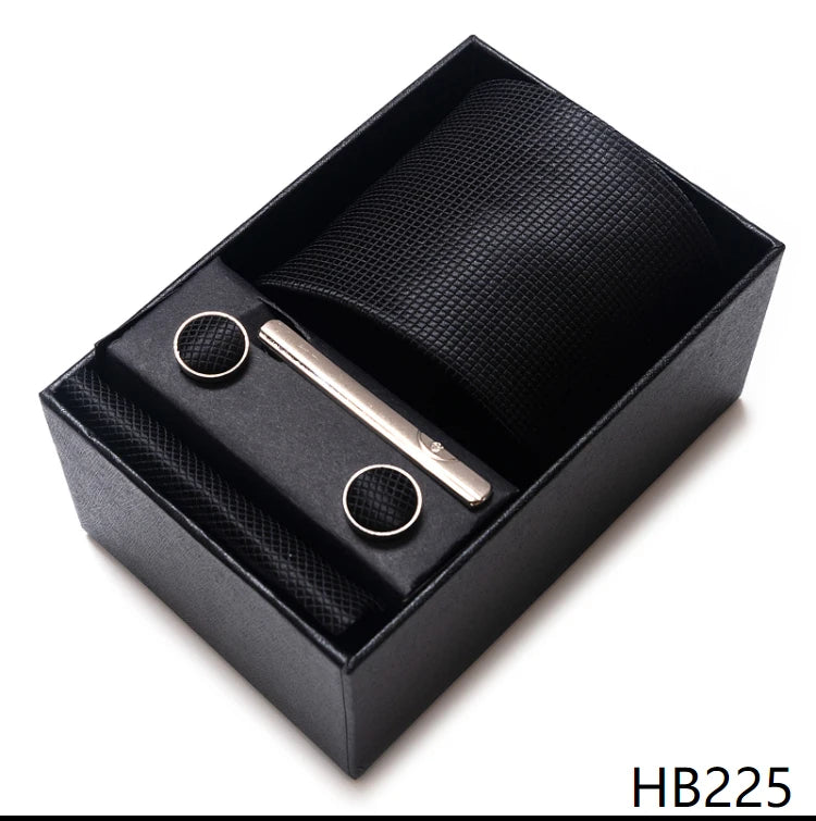 7.5 cm Business Ties Hanky Cufflink Set Tie Clips Green Necktie Corbatas For Men Wedding In Gift Box The Clothing Company Sydney