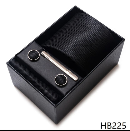 7.5 cm Business Ties Hanky Cufflink Set Tie Clips Green Necktie Corbatas For Men Wedding In Gift Box The Clothing Company Sydney