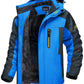 Winter Fleece Lining Parka Waterproof Men's Ski Snowboard Jackets Windproof Removable Hoodie Coats Casual Windbreaker - The Clothing Company Sydney