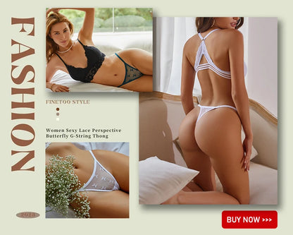 4 Pack Womens Lace Panties Low Rise Thongs Female G-String Underwear High Elastic Waist Soft Intimates Lingerie - The Clothing Company Sydney