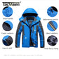 Winter Fleece Lining Parka Waterproof Men's Ski Snowboard Jackets Windproof Removable Hoodie Coats Casual Windbreaker - The Clothing Company Sydney